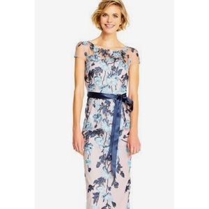 Adrianna Papell embroidered Gown size 6 petite